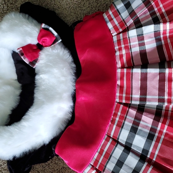 Plaid Holiday Dress - Picture 3 of 6